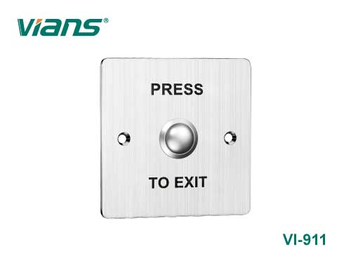 Exit Button (Stainless Steel)